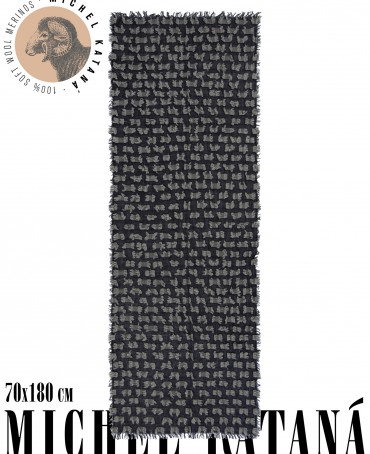 Палантин Унисекс CutT.W100_24DMW-11.2/BL